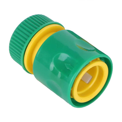 3 Pcs Heavy Duty Garden Hose Quick Connectors And Ball Valve Repair Kit With Brass Nipples For Fast Hose Fixing And Leak Proof Water Flow Control System, green-yellow connector