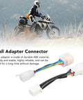 Badass Heavy Duty Ip67 Waterproof Connector Set For Electric Motorcycle Hall Sensor Controller Wire Extension Plug And Play Road Ready Upgrade For E Bikes And Scooters, showing ABS Hall adapter connectors.