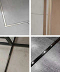 Self Adhesive Wire Management Cover With Stainless Steel Raceway And Wood Grain Look highlighting installation on floors and walls