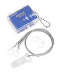 Anti Lost Hearing Aid Clip Lanyard With Adjustable Silicone Loops For BTE Ear Aids, storage case and key chain.