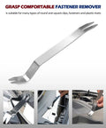 80-Piece Universal Engine Splash Shield Fastener Kit with tool for removing clips on car engine cover.