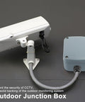 Outdoor Weatherproof 5 Pole Junction Box Enclosure With 86 By 74 By 62 Mm Size And 20 Mm Cable Gland IP66 Waterproof Dustproof Case