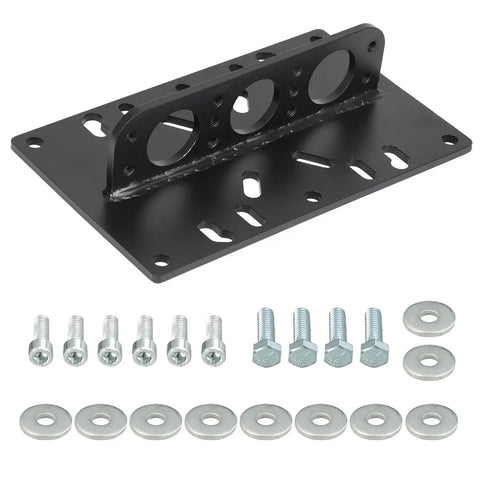 Killer LS Engine Lift Plate Forged From 6mm Alloy Steel Includes Full Hardware Set For Drop Direct Into Custom Builds with bolts and washers.