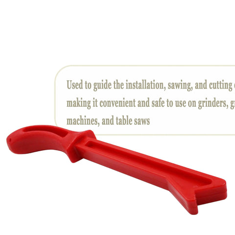 Red push stick from 11.02 Inch Table Saw Push Sticks Set 2 Pack Yellow And Red Pro Grade Safety Woodworking Push Sticks For Table Saw