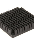 Premium Rock Solid 3 1/4 X 3 1/4 Dicing Push Block provides steady pressure with rubber grid for precise square cuts.