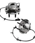 Set Of 2 Wheel Hub Bearing Assembly For 6 Lug 4X4 SuvS With ABS Sensor Cable Fits Chevy Cadillac GMC Escalade Avalanche Silverado