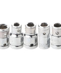 Must Have Hex Socket Adapter Kit forged from tough CR-V Steel Transforms Your 1/4 3/8 And 1/2 Inch Square Drive Ratchets Into Super Cool Screwdriver Bits For Any Drilling Or Driving Job Fast., 5pc chrome vanadium hex socket adapter set
