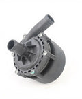 Heavy Duty Electric Water Pump For Tesla Model S Auxiliary Coolant Exchange Cooling System Replacement Built Tough Direct Swap Rapid Fit Bolt On Car Parts OEM Spec with hoses visible.