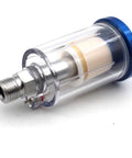 Slick Drop In Quarter Inch Airbrush Water And Oil Separator Inline Hose Filter Moisture Trap For Compressor Paint Spray zero drips