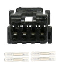 Heavy Duty Battery Current Sensor Connector Wiring Harness Drops Straight In Runs Sweet As Candy Fits Chevy Silverado And Gmc Sierra 1500 2500 HD Built Tough close-up of connector with terminals.