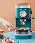 Game Changer Semi Automatic Espresso Maker With Integrated Milk Frother And Steam Wand for cafe style espresso shots.