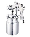Professional Grade Hvlp Paint Sprayer Pneumatic Suction Feed Gun With Adjustable Air Valve And Corrosion Proof Two Millimeter Nozzle side view