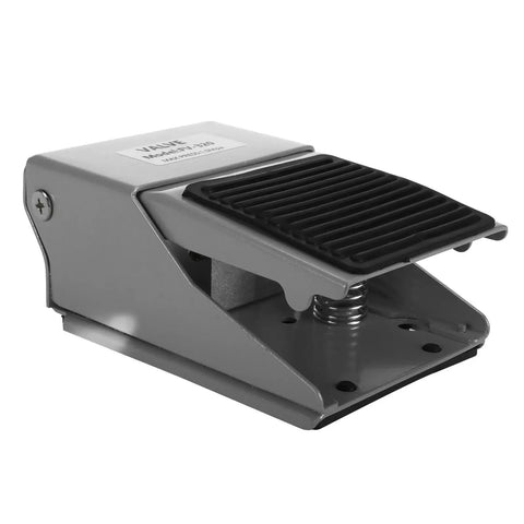 Foot Pedal Pneumatic Valve Pro Grade 3 Way 2 Position Momentary Rubber Nonslip Surface One Quarter Inch PT Threaded 6mm Fittings