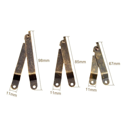 Antique Bronze Folding Lid Stay Hinges Go To Soft Close Chest Hinges For Toy Jewelry Box Trunk And Storage Boxes Full 270 Degree