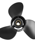 Aluminum Outboard Boat Propeller 11.75 Inch Diameter By 17 Inch Pitch, 13 Spline Tooth, Right Hand Rotation, Fits 40 To 50HP Johnson Evinrude OMC Stern Drive, Model 176422, 4 Stroke, Durable Performance, top view