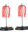 Electric Plume Physics Teaching Kit For Electrostatics Learning Two Pack Hands On Classroom Experiments featuring red strings on stands.