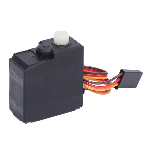 17 Gram Digital RC Gear Servo features compact design and wiring for precision handling in SCY 16102PRO remote control vehicles.