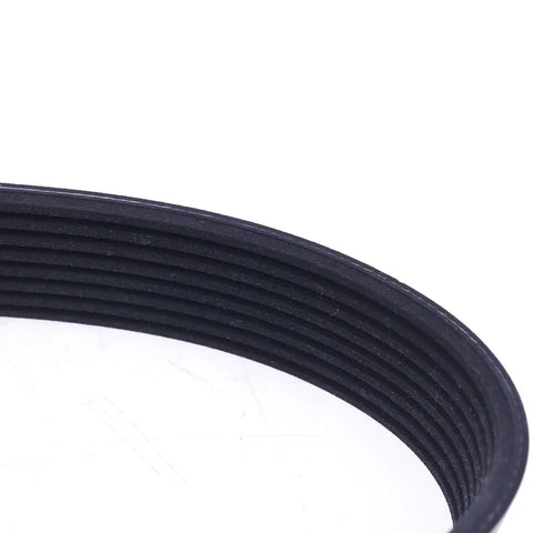 Close-up of 8 Rib V Belt 3.56 mm Wide By 1,485.90 mm Long J921603 J925953 86982450 For Case Loader And Tractor Models