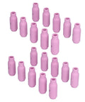 Tough Alumina Ceramic Nozzles With Gas Lens Cups For TIG Welding Torch, 20 pink ceramic nozzles essential for pro welders.