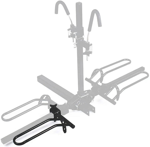 Replacement Two And A Quarter Inch Wide Wheel Cradles For Bike Rack 50027 Set Of 2 In Black Built For Easy Install And Solid Support