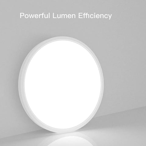 Slim Flush Mount LED Ceiling Light 15.8 Inch Dimmable 24W Panel With 5 Color Temperatures 3000K 3500K 4000K 5000K 6500K Low Profile Ceiling Fixture