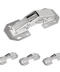 90 Degree Soft Close Cabinet Hinges Hidden Concealed Spring Hinge For Cabinet Doors, 4 Inch Normal Type, chrome finish