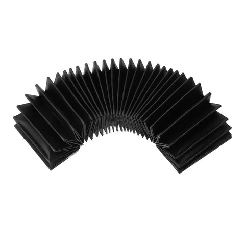 Heavy Duty CNC Machine Dust Cover With Bellows Guard For HGR20 Linear Guides, Oil Dust And Water Resistant Three Proof Fabric in arc shape