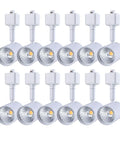 Image of 12 Pack LED Track Lighting Heads for Single Circuit H Type Rail Ceiling Spotlight for Accent Task Wall Art Exhibition Lighting 6.5W 500lm 3000K Warm White Dimmable With TRIAC ETL Listed Universal Line Voltage 3 Wire