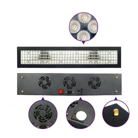 Heavy Duty 4500W UV Curing Lamp For 3D Printing showing cooling fans and LED light bar for efficient resin curing.