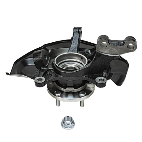 2Pc Front Steering Knuckles And Wheel Bearing Hubs Assembly For 2004 2005 2006 2007 Toyota Highlander AWD 3.3L Gas Replacement Kit Not For 2.4L Or Hybrid