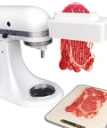 Universal Meat Tenderizer Attachment For All Stand Mixers, easy to clean, tenderizing beef slices with no mess convenience