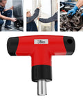 Garosa 3Nm T Handle Torque Wrench With Preset Click Torque Control for precise electrical maintenance, red ergonomic grip