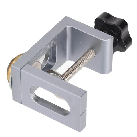 Side view of Adjustable Drill Guide For Woodworking Pro Grade Dowel Drilling Jig Durable 6061 Aluminum Positioning Tool For Furniture Assembly
