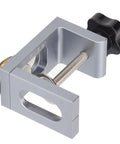 Professional Aluminum Doweling Jig Kit For Woodworkers Featuring Slick Setup And Dead Nut Hole Locator Accuracy with clamp guide.