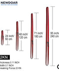 16mm Climbing Slings Set Three Pack In Red 24 Inch 60 Cm 48 Inch 120 Cm 71 Inch 180 Cm 95 Inch 240 Cm Lengths Durable 23 kN