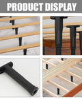 Adjustable Height Furniture Legs 6 Piece Set T Shaped PP Plastic Bed Frame Sofa Chair Table Legs With Easy Install Sleek Modern Design