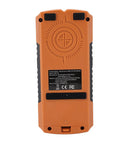 Hyuduo 5 in 1 Wall Scanner Stud Finder, LCD Display, yellow back view with sensor, model HW-710, ideal for wall detection.