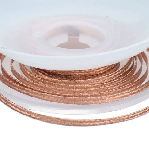Pro Grade Desoldering Wire Copper Solder Wick For Easy Electronics Repair And PCB Work, 1.5 Meter Length on spool