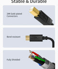 USB C To USB B Printer Cable 6.6 Foot Type B To Type C Printer Cord For MacBook Pro Air iPad MIDI Keyboard DJ Controller Digital Piano Yamaha Casio DAC And Other USB C Peripherals For Your Gear, showing gold-plated connectors and insulation details.