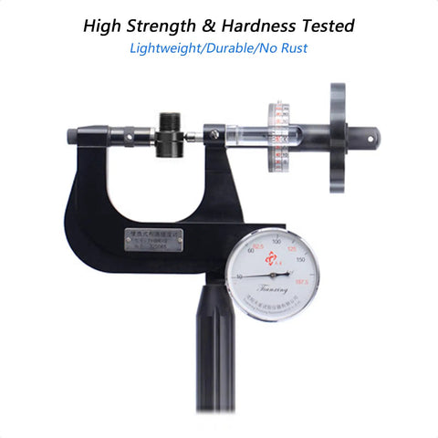 Gauge testing strength and hardness of Titanium Alloy Pedal Extenders 16mm And 20mm With Washer For 9/16 Inch Threaded Pedals