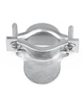 Close-up of rust-resistant steel clamp from 4 Pack Strain Relief Clamp Kit For Dryer Cords That Secures Electrical Connections And Prevents Pulling