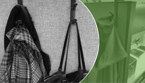 Built Different Cubicle Wall Hook With Super Heavy Duty Double Hangers For Offices And Bathrooms Hella Sturdy Coat Bag Backpack Storage Quick Install Fits Standard Walls Rock Solid For Daily Grind
