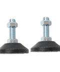 Two Pack Heavy Duty Threaded Leveling Feet Height Adjustable Foot Levelers For Furniture Anti Slip Scratch Resistant Easy Install