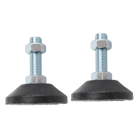 Two Pack Heavy Duty Threaded Leveling Feet Height Adjustable Foot Levelers For Furniture Anti Slip Scratch Resistant Easy Install