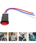Hazard Light Switch For Motorcycle Scooter And Electric Bike Dual Flash Emergency Controller With Easy Activation