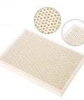 Honeycomb Ceramic Soldering Board With Stainless Steel Needles For Jewelry Making, Rectangle 135x95x13mm, close-up view.