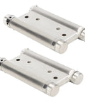Heavy Duty 4 Inch Stainless Steel Door Hinge With Adjustable Spring Bearing, Handles 20 Kg Load, 50,000 Cycles, set of two parts