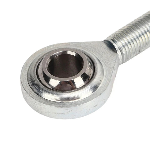 Heavy Duty Alternator Tensioner Rod Adjustable For Small Block Chevy 350 454 Engines close-up of rock solid heim joint mount.