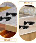 Full Overlay Concealed Cabinet Door Hinges With Soft Close Damping Stainless Steel for Kitchen Cabinets detail view