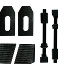 M6 Clamp Kit Set For 3 Inch And 4 Inch Rotary Tables, Rock Solid Clamp System With 2 Step Blocks and Tee Bolts